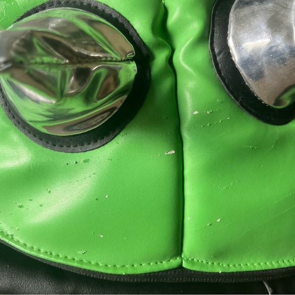 USED Green Silver 3D Spiked Bowser Backpack : PLEASE READ DESCRIPTION - Picture 4 of 9